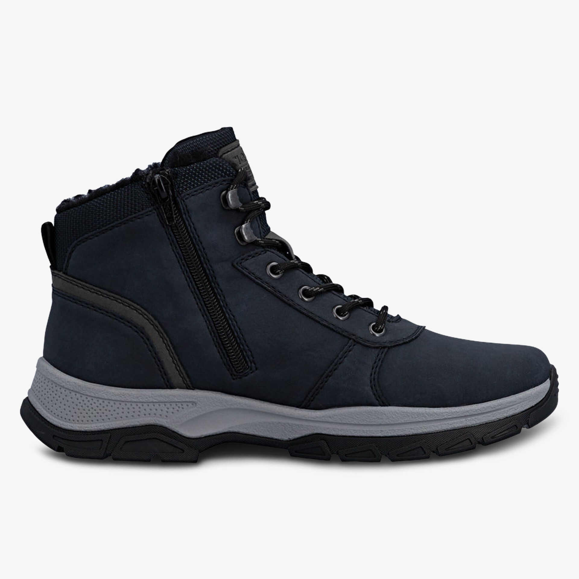 rieker Herren Schnürboots schwarz