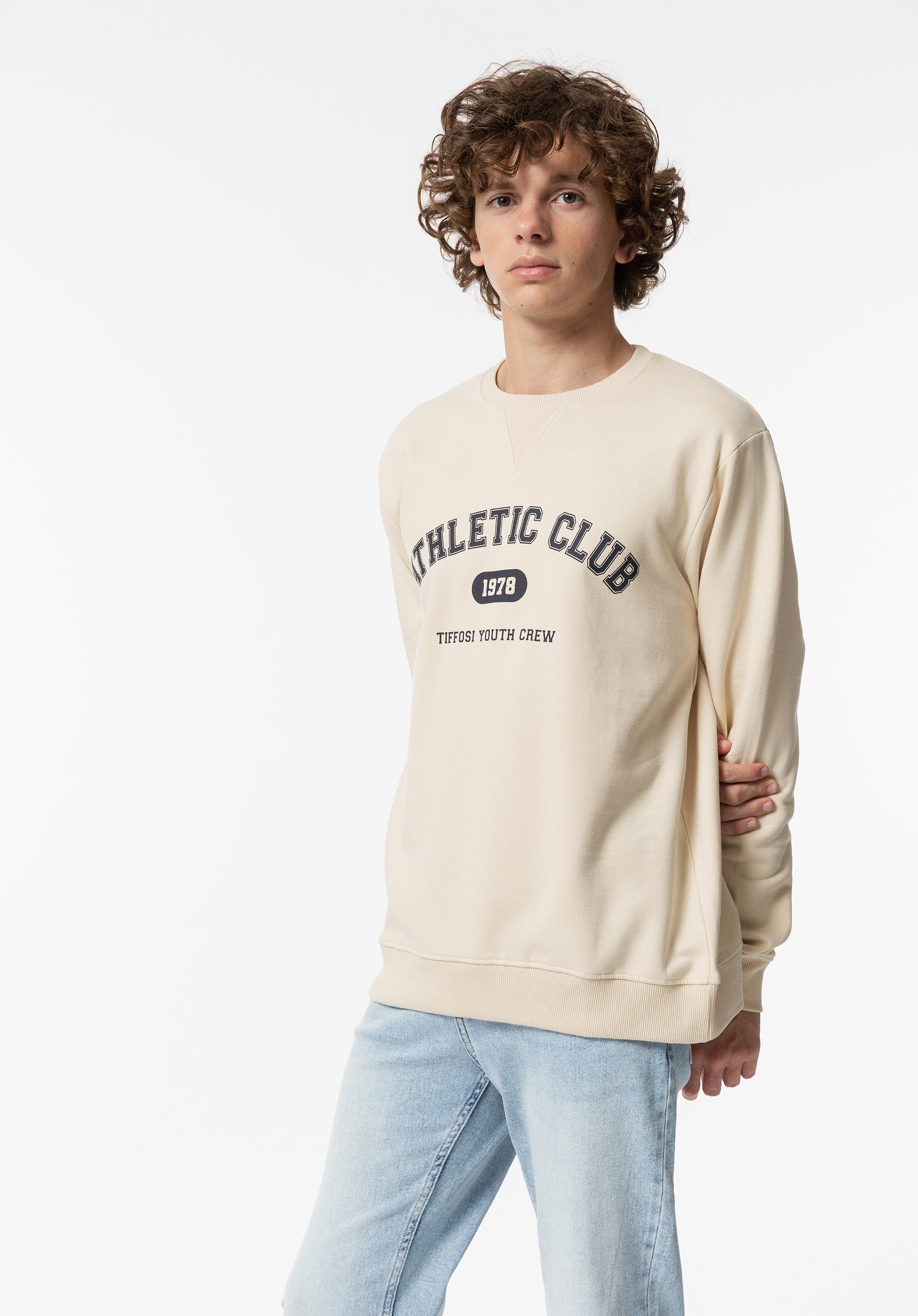 Sweatshirt com Estampado Frontal