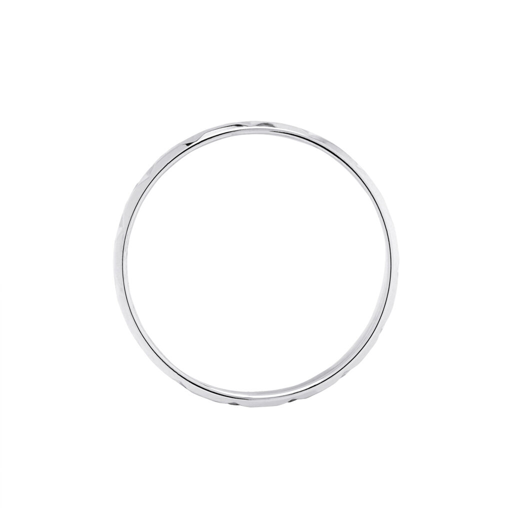 Alliance Fantaisie Ruban Plat Or Blanc