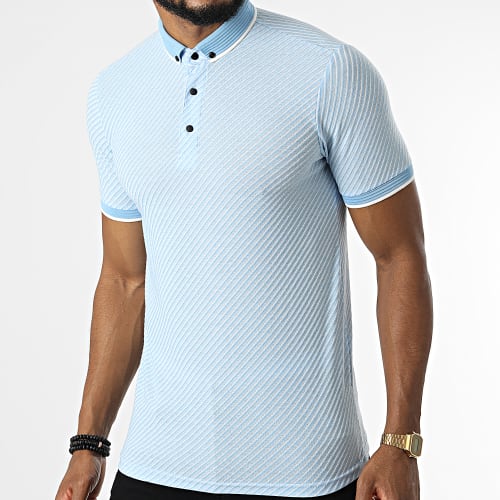 Polo Manches Courtes 1917 Bleu Clair