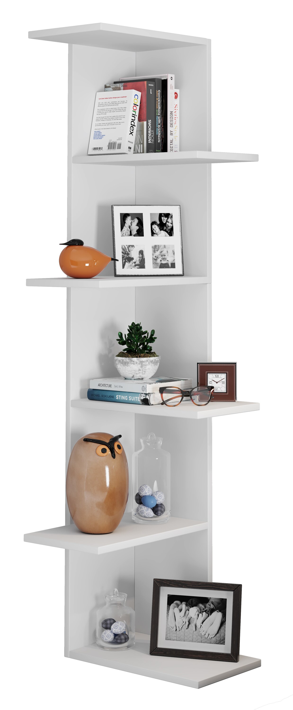 VCM Holz Wandregal Hängeregal Eckregal Wandboard Regal Balos XL
