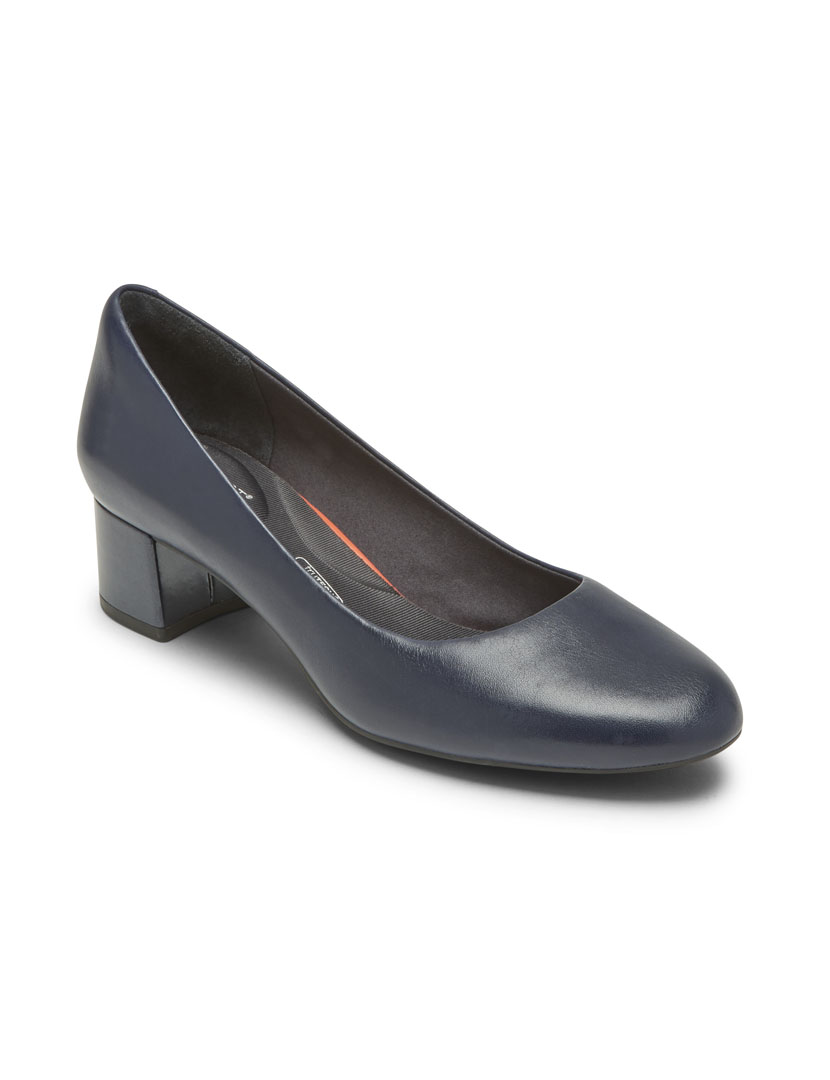 Ladies Blue Leather Shoes