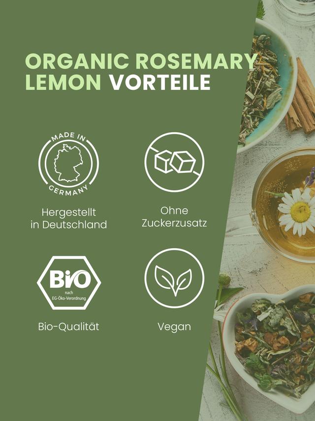 Kräutertee BIO Rosmarin-Thymian-Zitrone, 100 g, l.