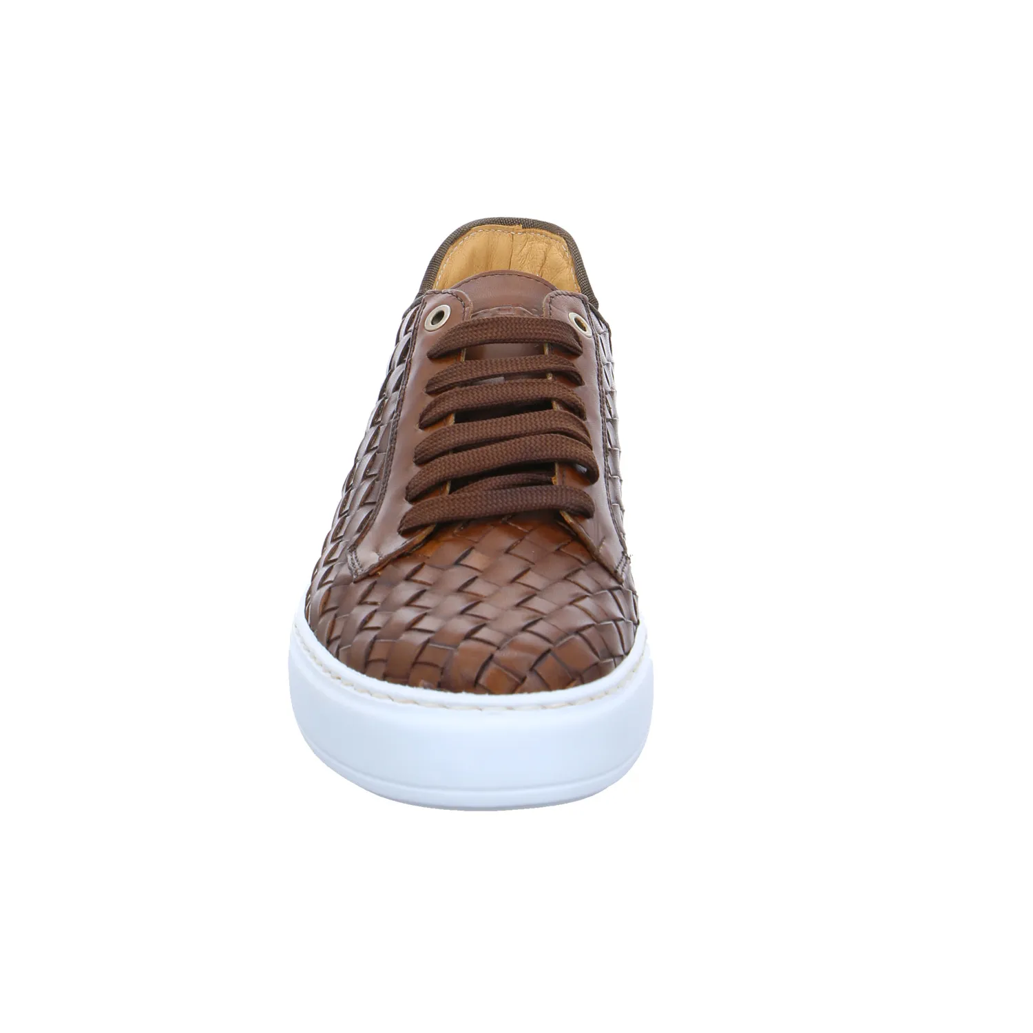 EXTON Halbschuhe Sneaker Braun Leder