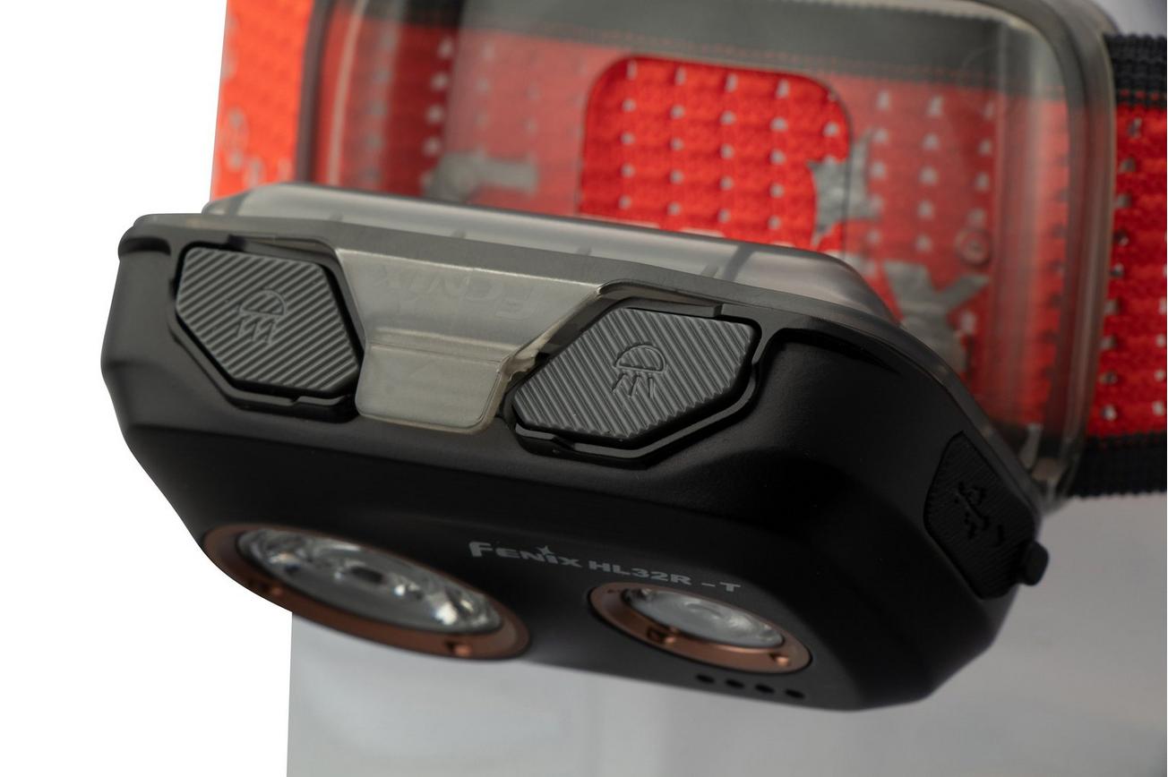 Fenix HL32R-T Black oplaadbare hoofdlamp, 800 lumen