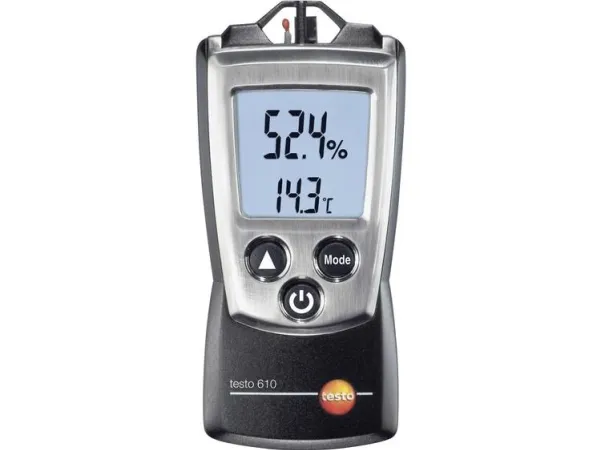 Testo 610, Digital, AAA, 1,5 V, -10 - 50 °C, -40 - 70 °C, 46 mm