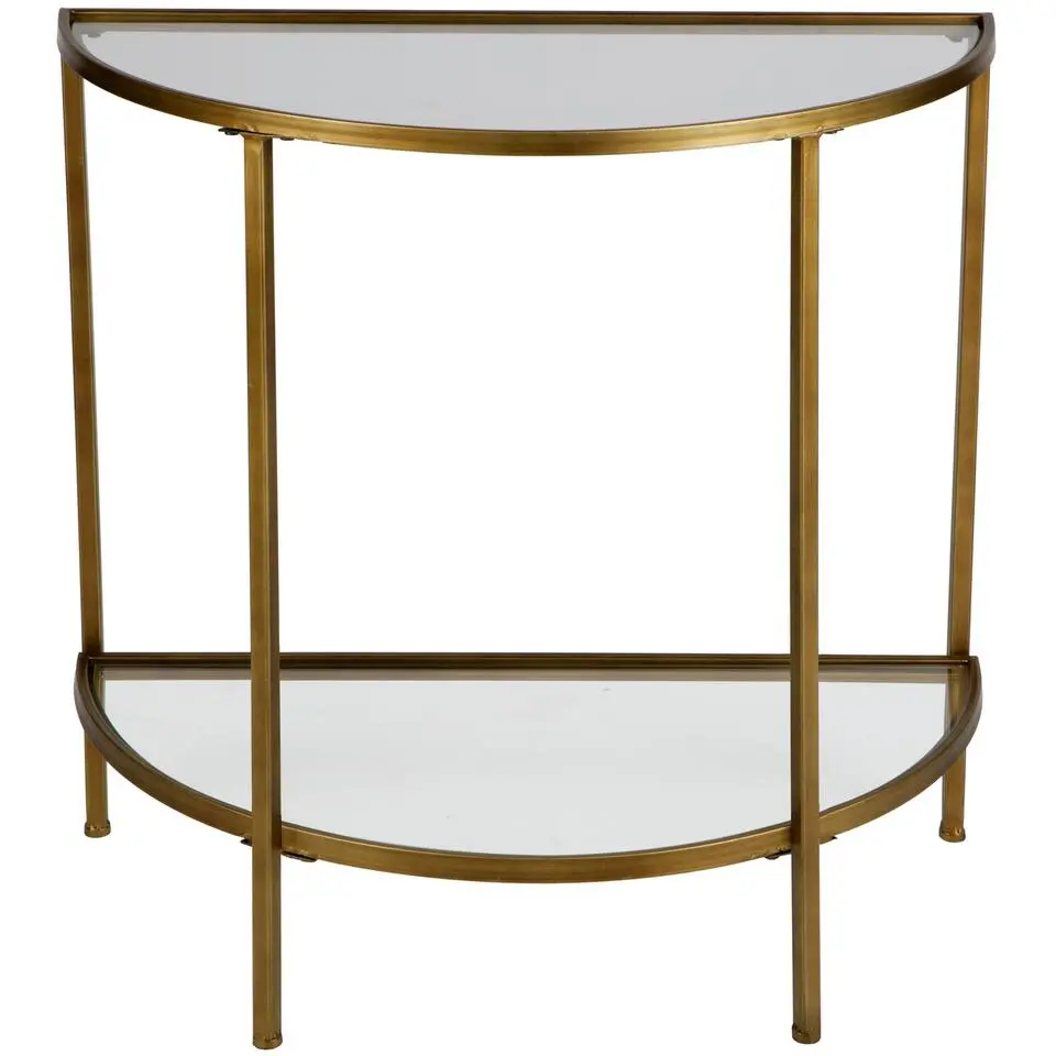 WOOOD Goddess Sidetable - Metaal - Antique Brass - 75x37x75