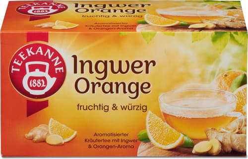 Teekanne Ingwer-Orange