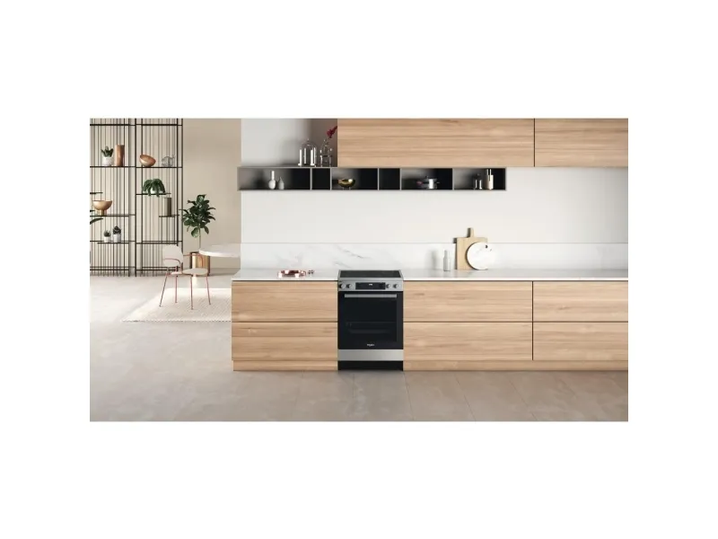 Whirlpool komfur Whirlpool fritstående elektrisk komfur WS68V8CCXT