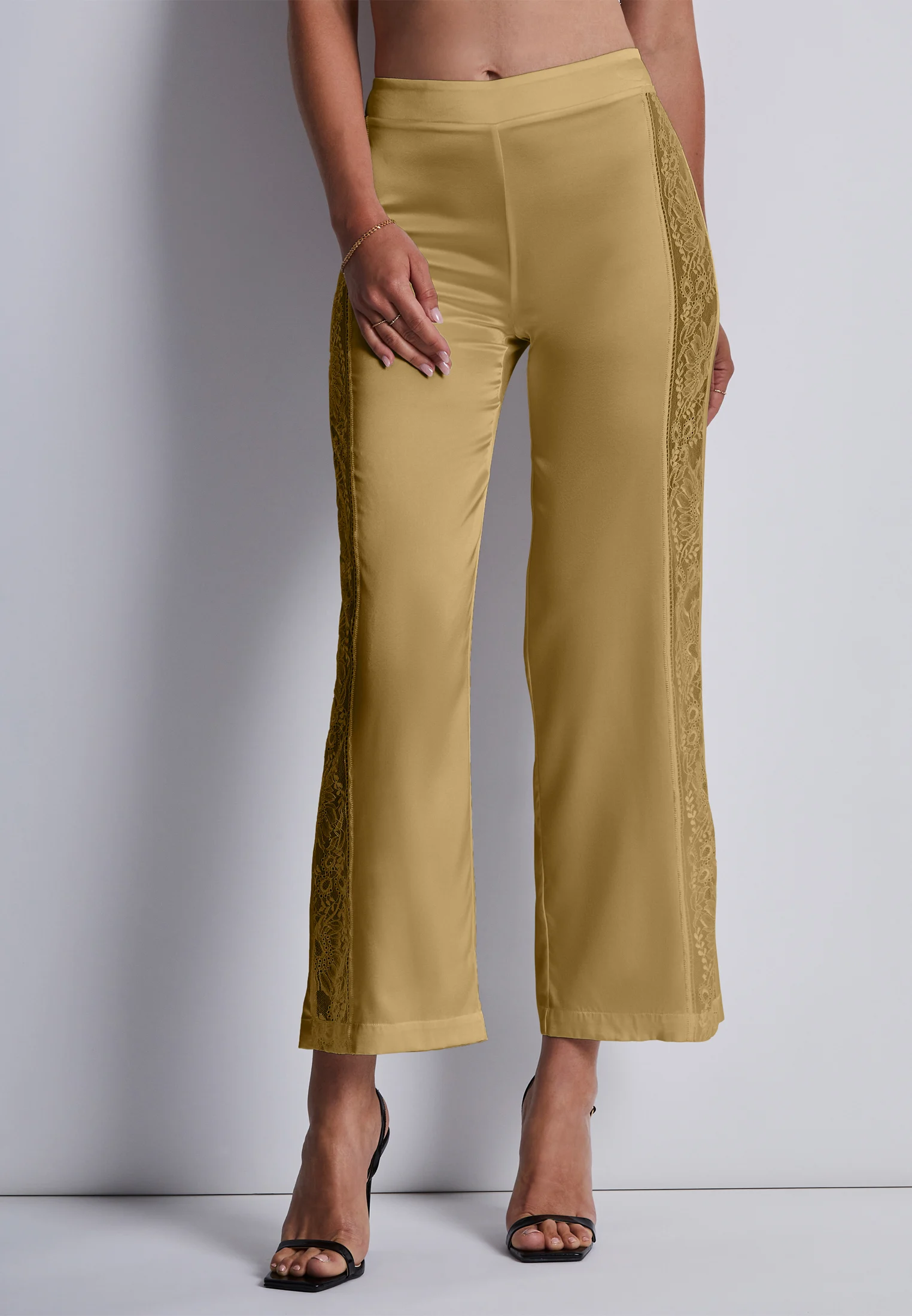 MIDNIGHT WHISPER - Pantalon | Doré