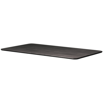 WOOOD tafelblad Tablo afgerond deer brown 24 mm 210x100 cm