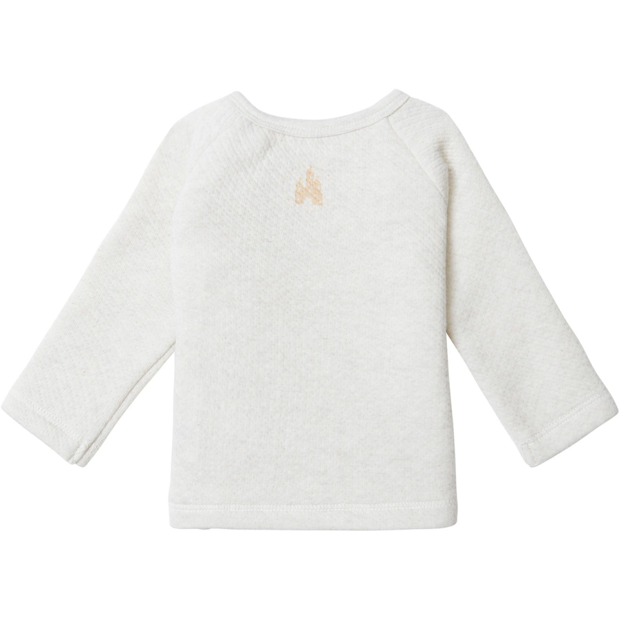 Noppies Langarmshirt Barre Oatmeal