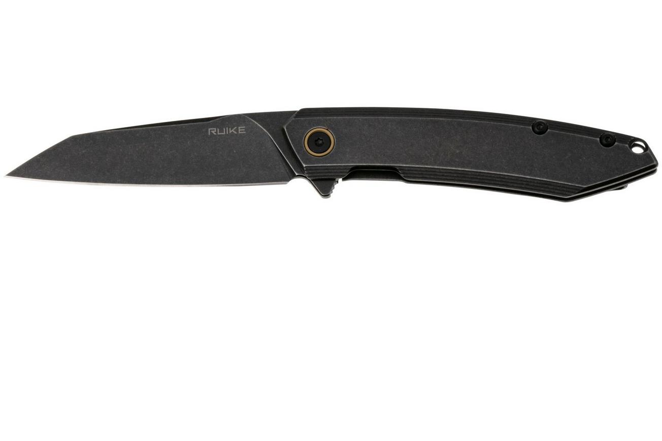 Ruike P831S-SB Black 14C28N, Black Stainless Steel Handle, zakmes