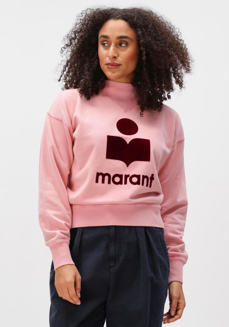 roze isabel marant truien/vesten moby-gz