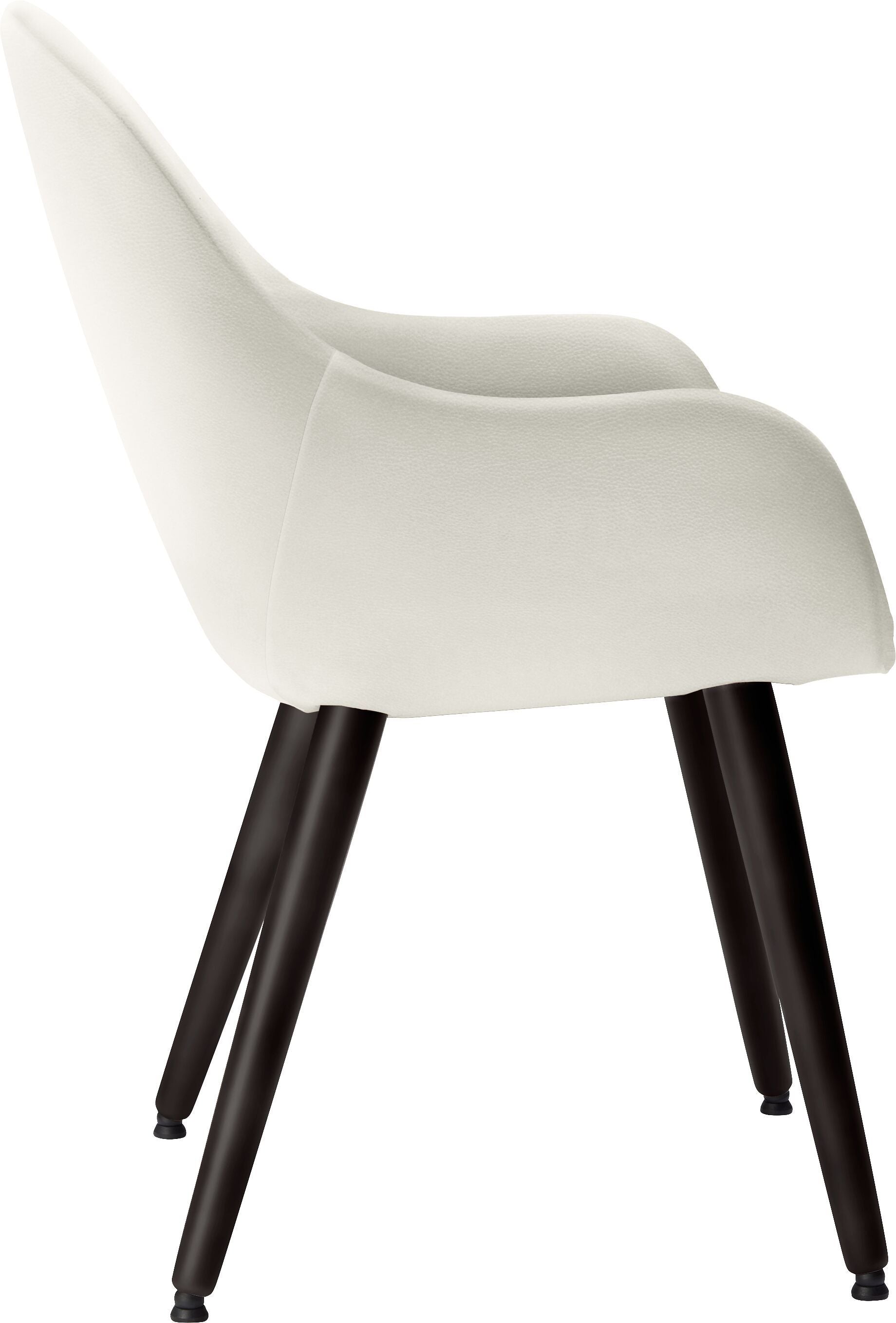 LAYLA Stuhl - Weiss / B: 56.0 cm x T: 60.0 cm x H: 84.0 cm