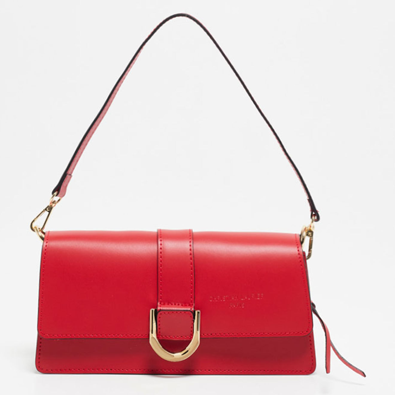 Christian Laurier Sac à main en Cuir Hazel rouge - 24.5x12.5x5 cm