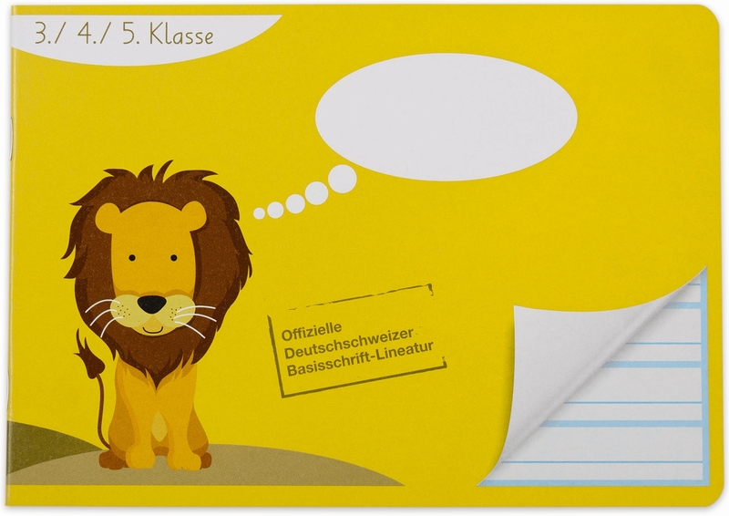 Schulheft, 3./4./5. Klasse