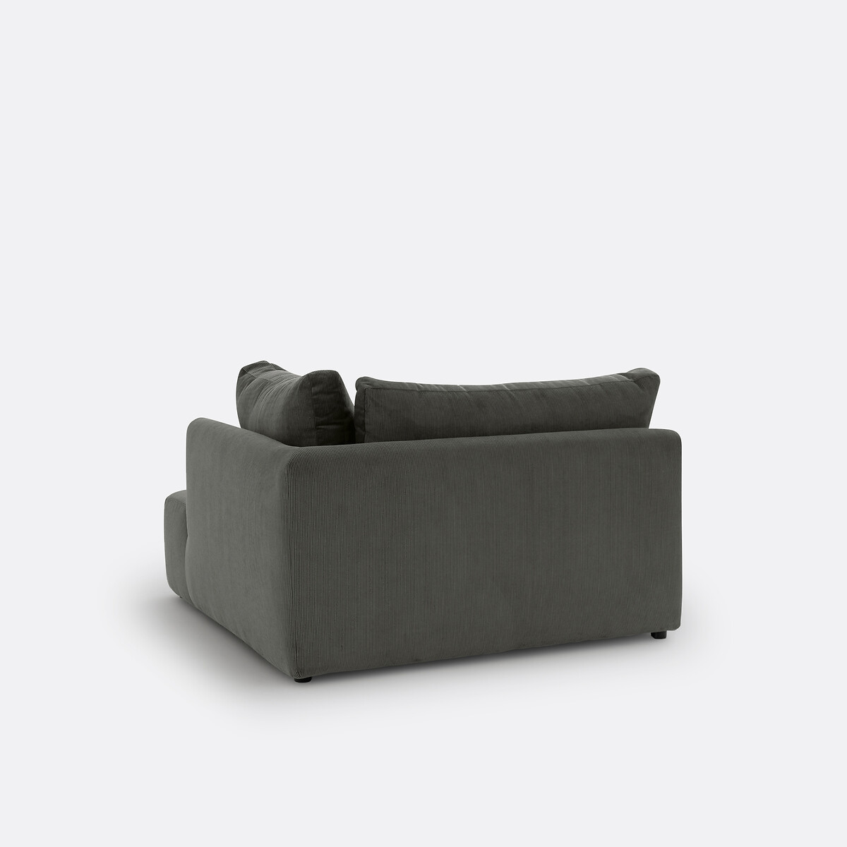 LA REDOUTE INTERIEURS<br>Sofá modular de canto em veludo cotelê, Monica