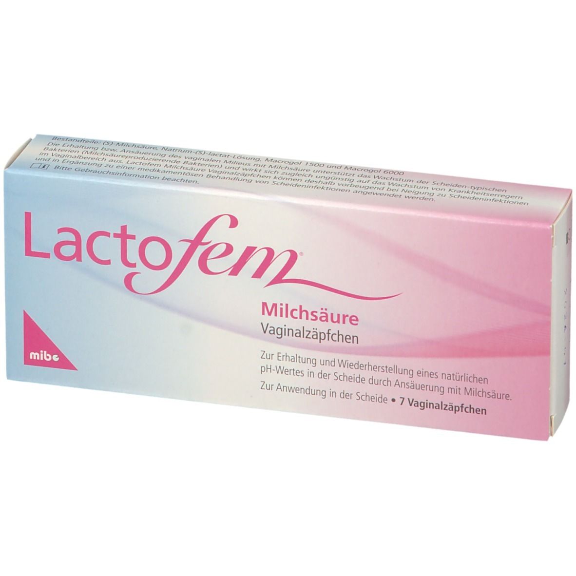Lactofem® Milchsäure Vaginalzäpfchen