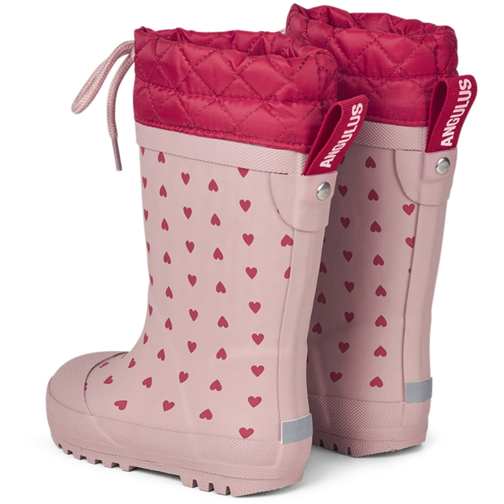 Køb Angulus Rose Hearts/Red Gummistøvle Med Uldfor