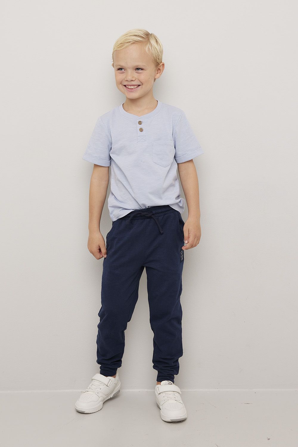 Joggebukse i slub jersey Sondre