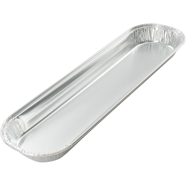 Bak, Aluminium, 150ml, 280x80x23mm, zilver