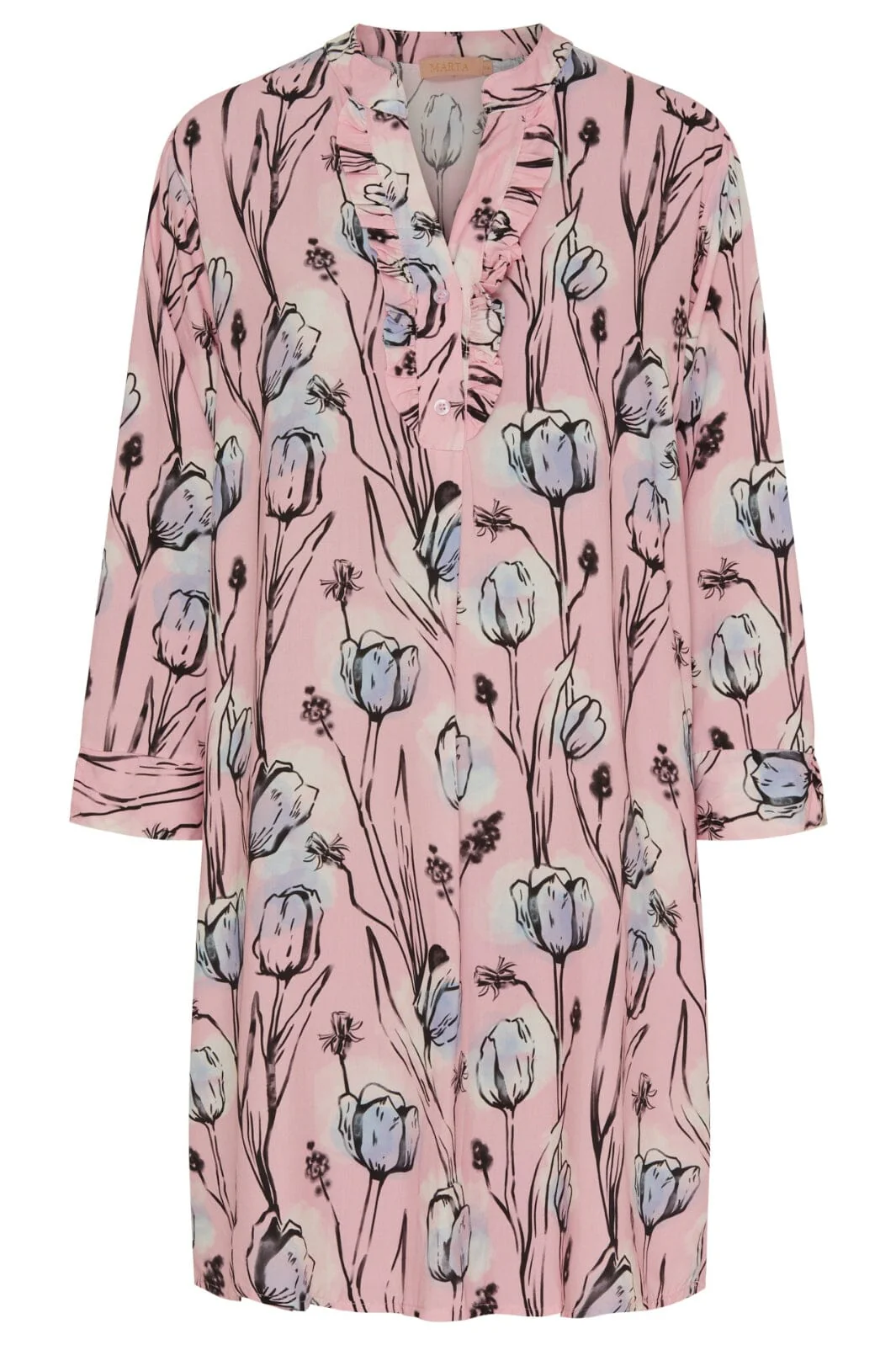 Marta Du Chateau Mdcvalentina Dress rosa