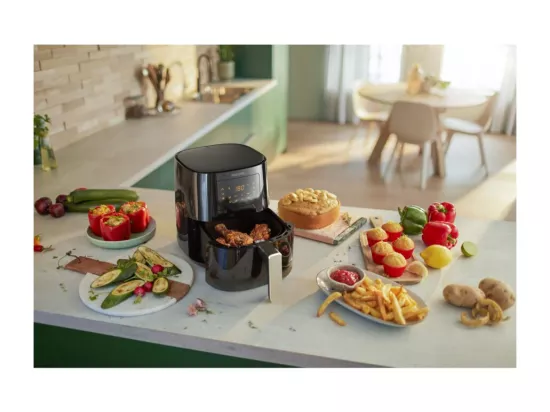 Philips Friteuse sans huile 0.8kg 1400w noir - hd9252/70