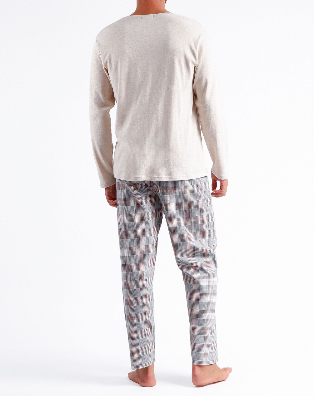 Admas Haut à manches longues & Pantalon Samuel beige/gris