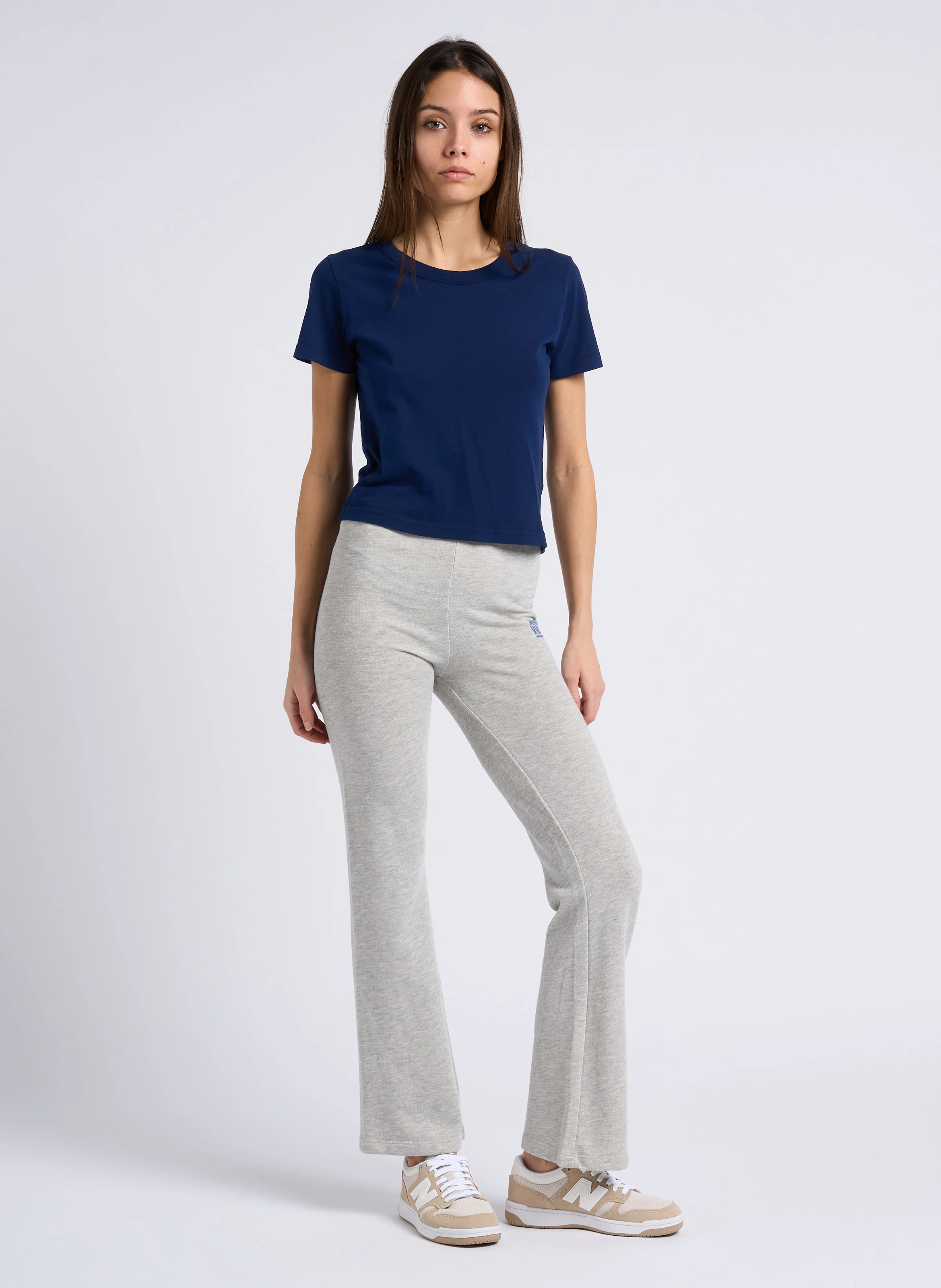 ZOFBAY - Jogging flare en coton mélangé | Gris