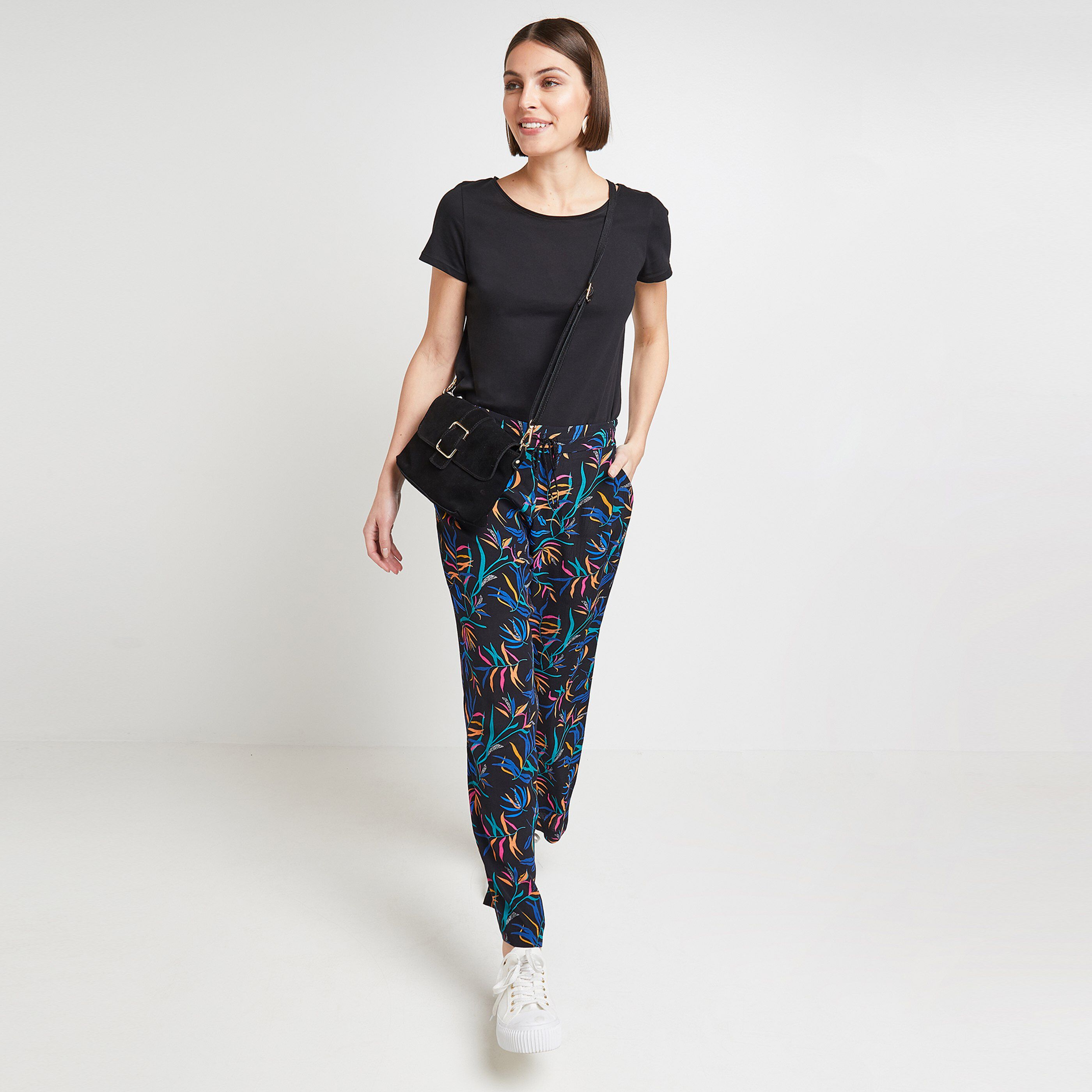 Pantalon fluide femme - BLEU