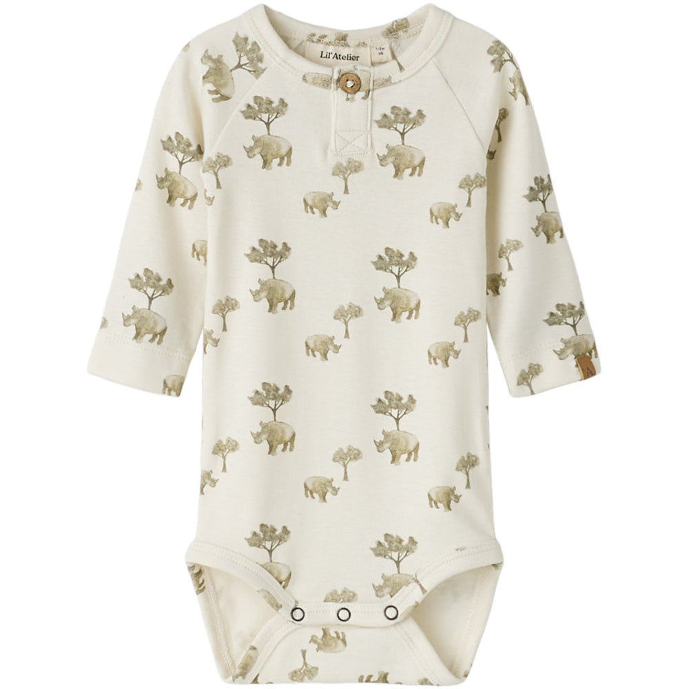 Køb Lil'Atelier Coconut Milk Rhino Nbmlayo Ls Slim Body Lil