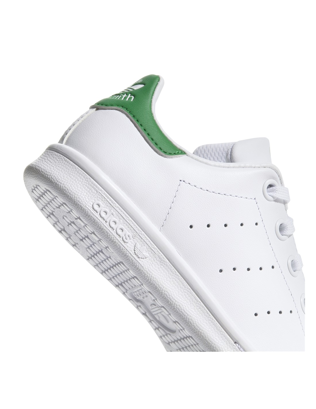 adidas sneakers enfant stan smith c vegan blanc vert