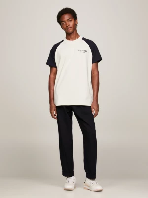 Camiseta Hilfiger Monotype com blocos de cores e modelagem Archive Fit