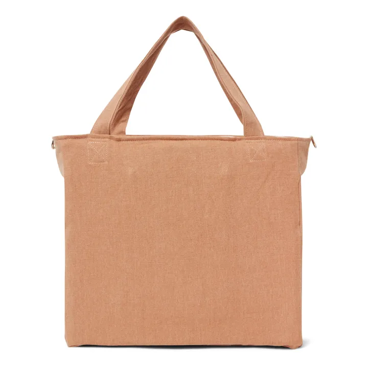 Adorna Sac zippé en lin | Terracotta