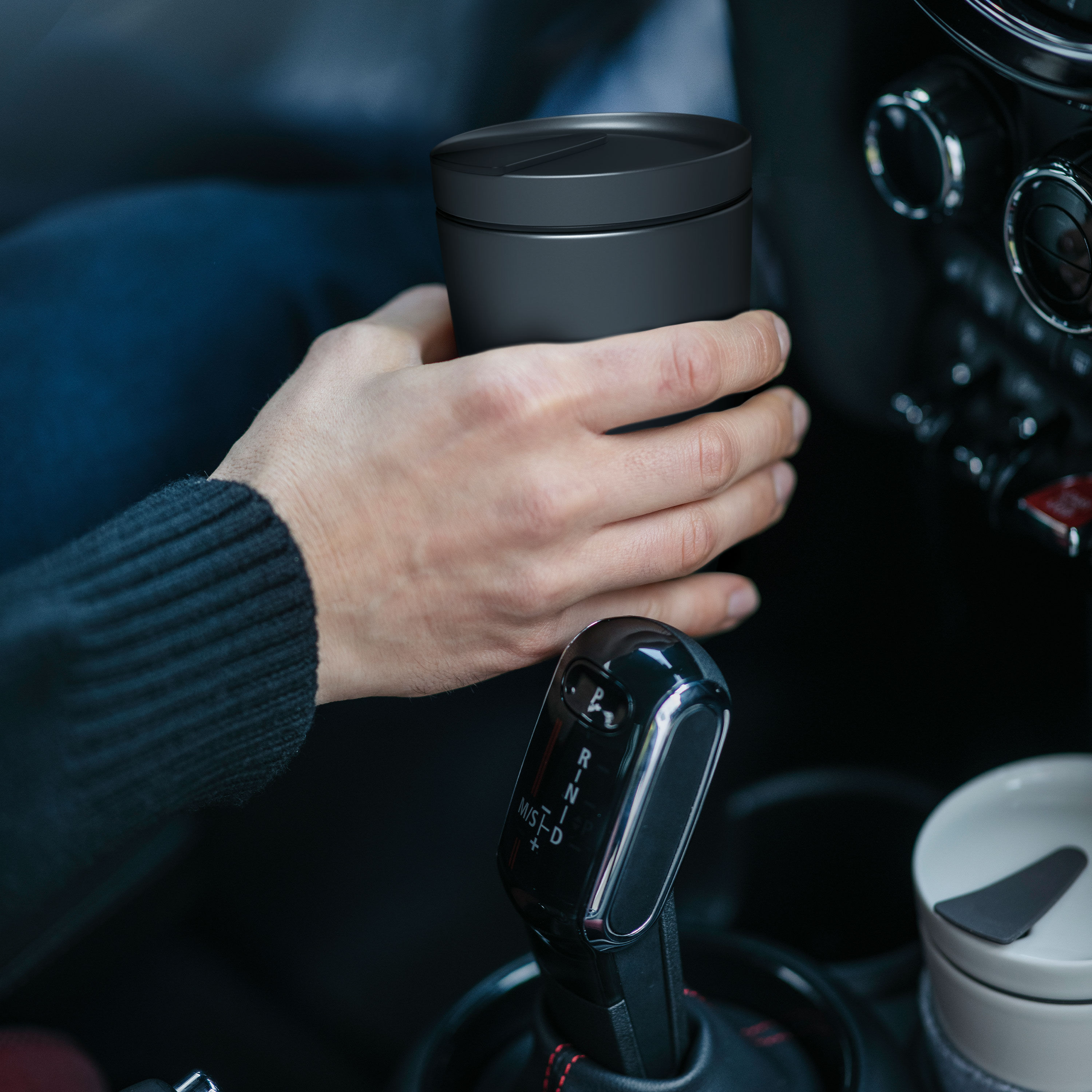 To Go Travel coffee mug Black, 11.9 oz