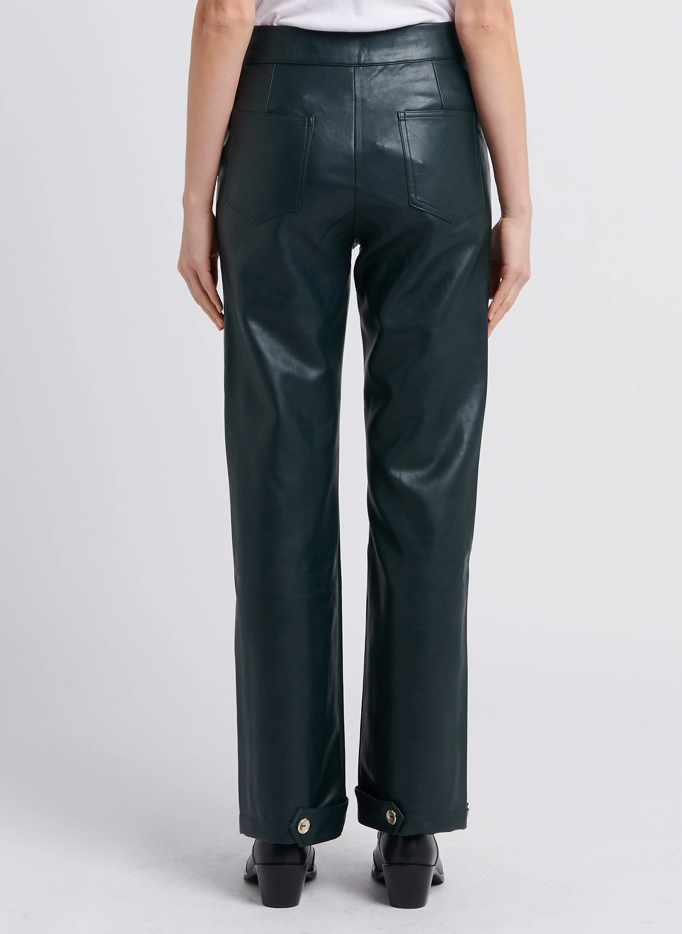 POPPY S - Pantalon large | Vert