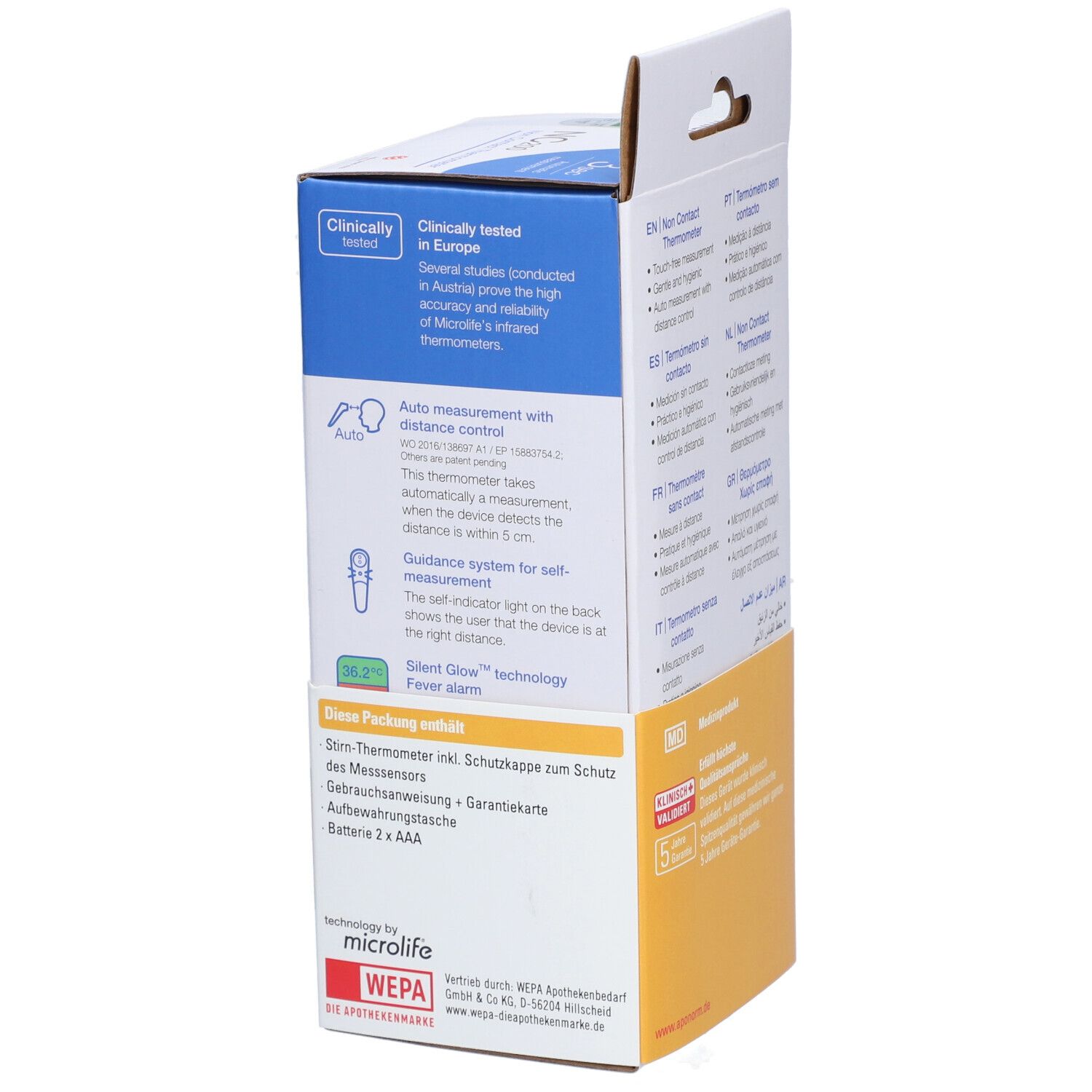 aponorm® Stirnthermometer Contact-Free 4