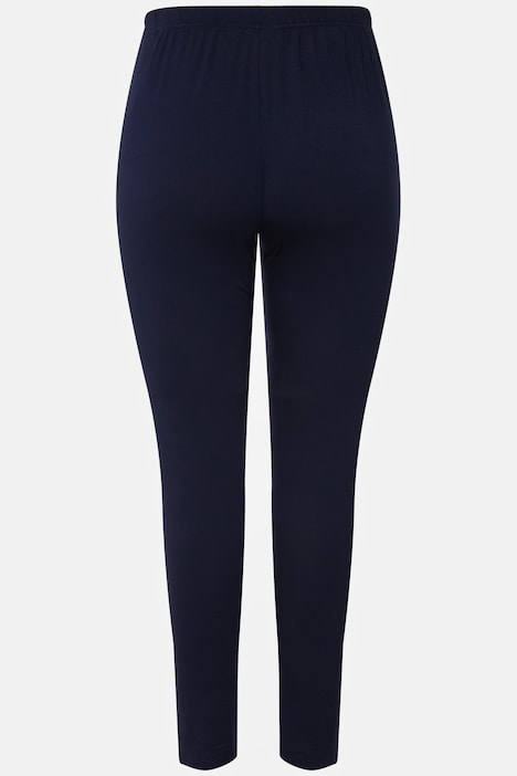 Leggings, wadenlang, schmales Bein, Elastikbund
