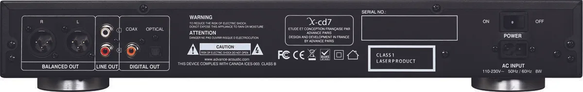 Advance Paris X-CD7 Lecteurs CD