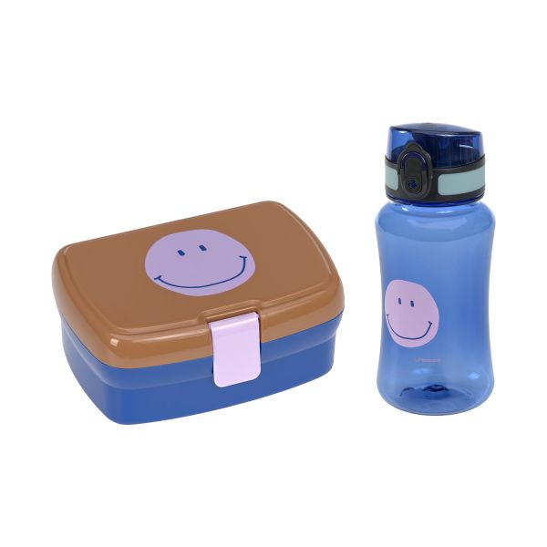 Lunch Set Little Gang Smile Caramel/Blue