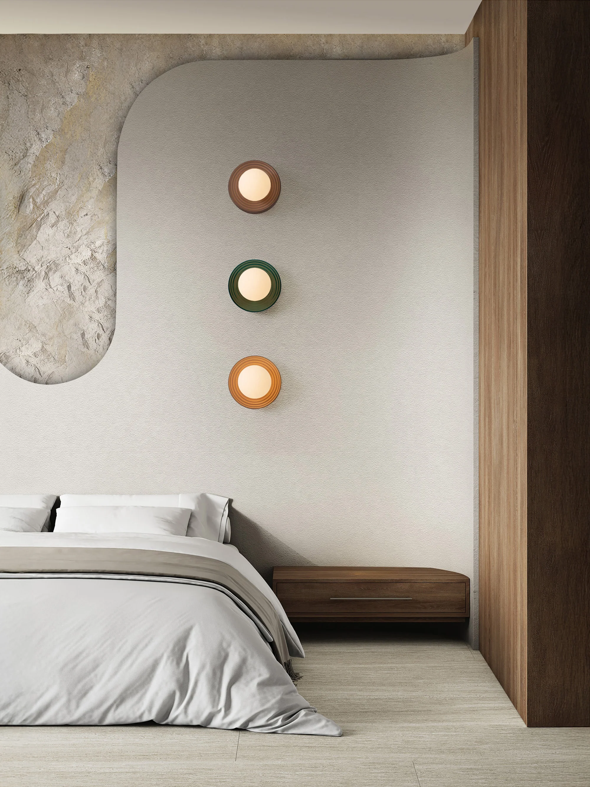 Dimbare wandlamp Orbique