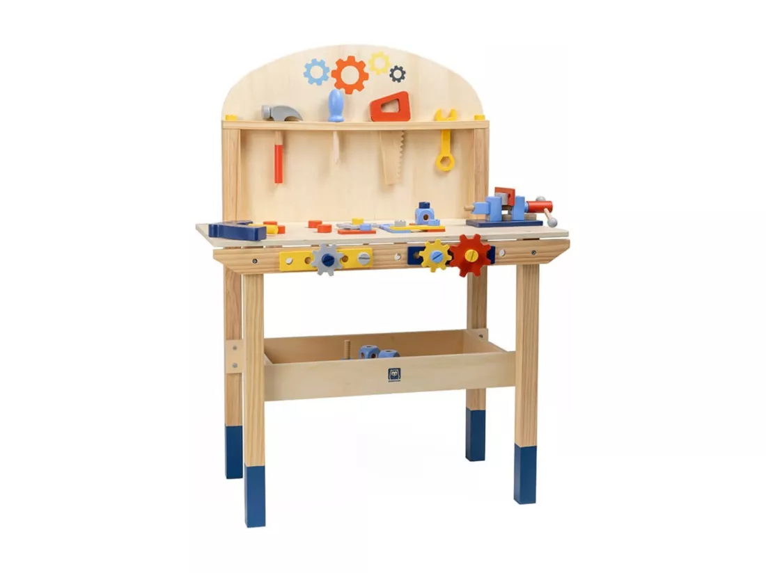 Établi de bricolage en bois pour enfant - De 3 à 12 ans
