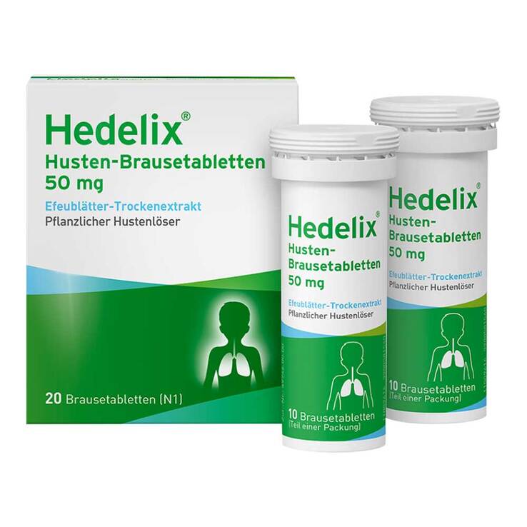 Hedelix Husten-Brausetabletten, 20 St