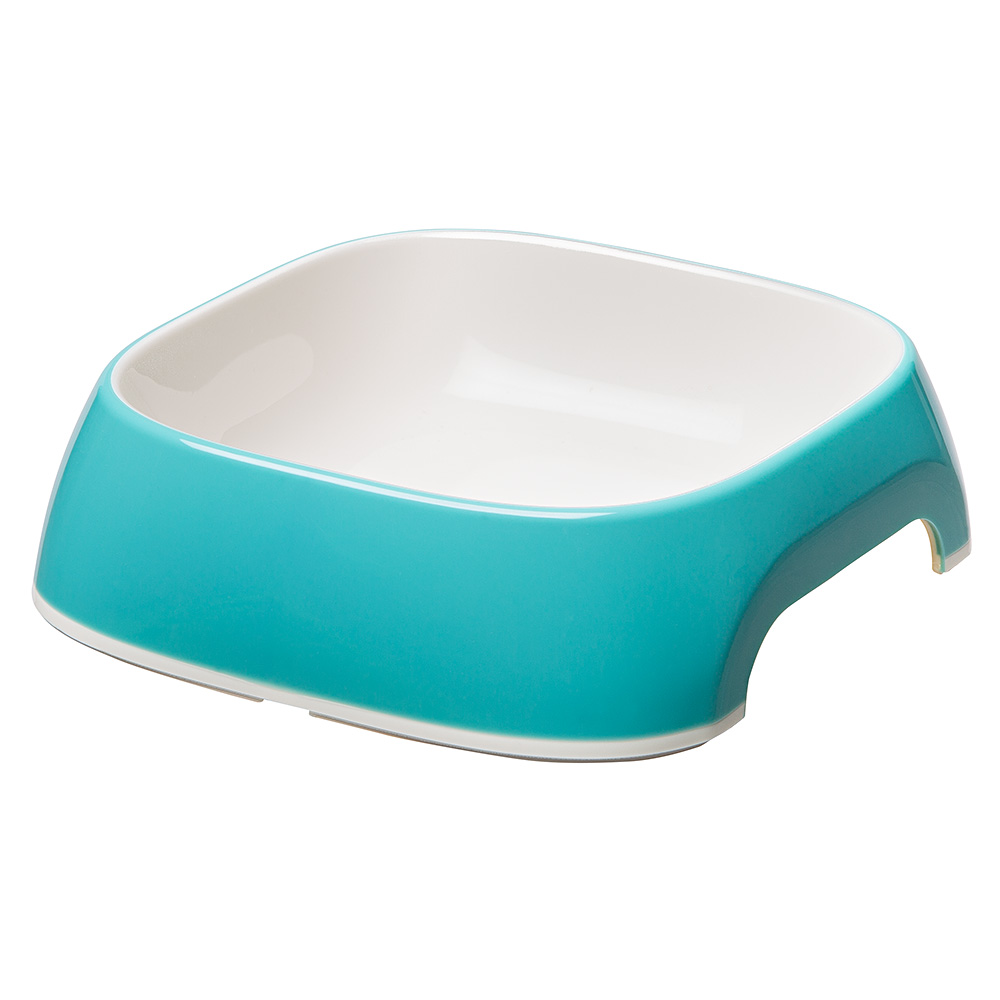 Gamelle glam medium ferplast chiens chats en plastique coloré 0,75 litre antidérapant