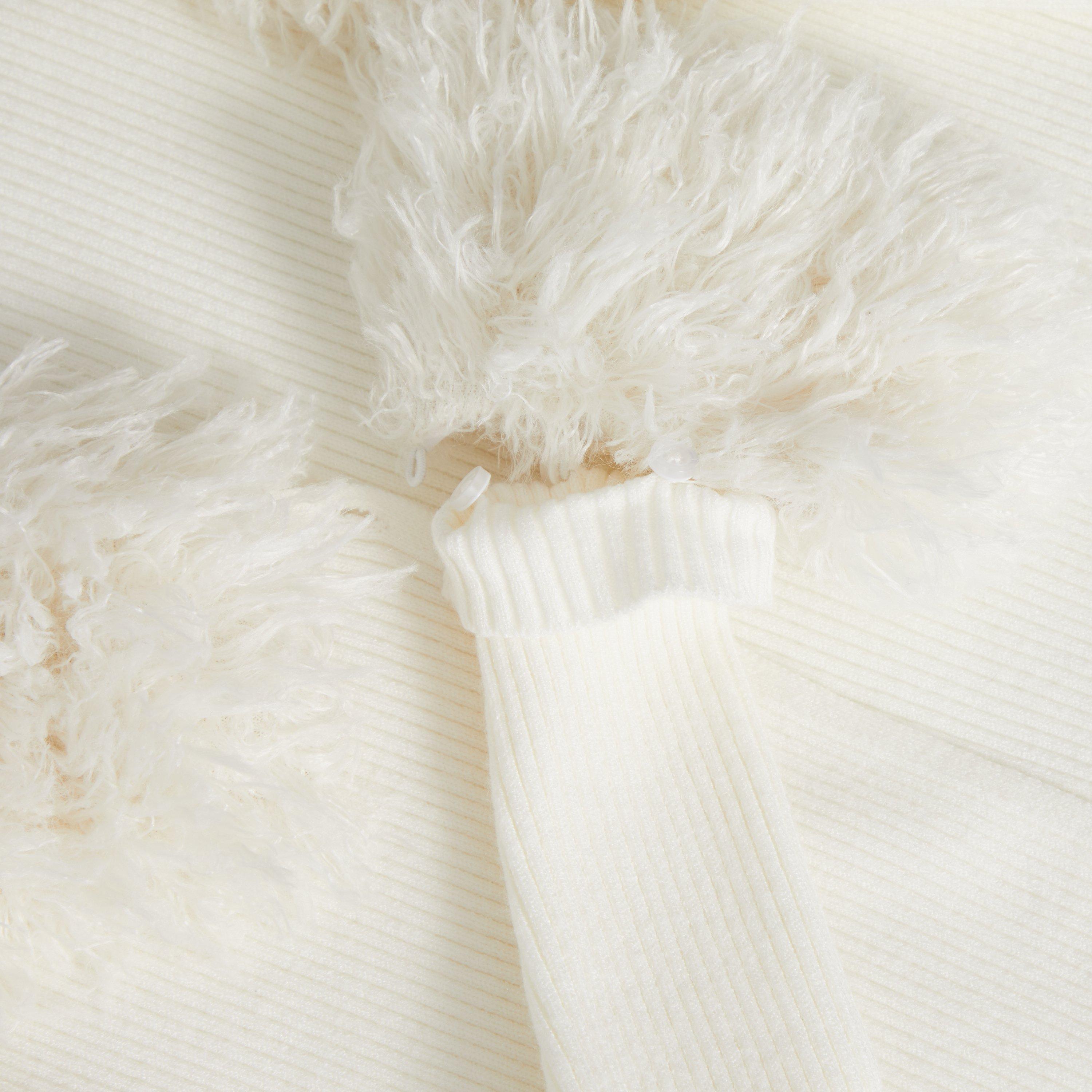 Be You Ladies Maxi Textured Knit Cardigan
