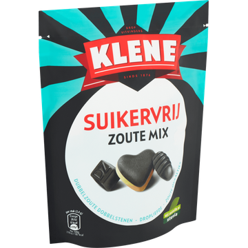 Klene Zoute Mix Suikervrij 175G