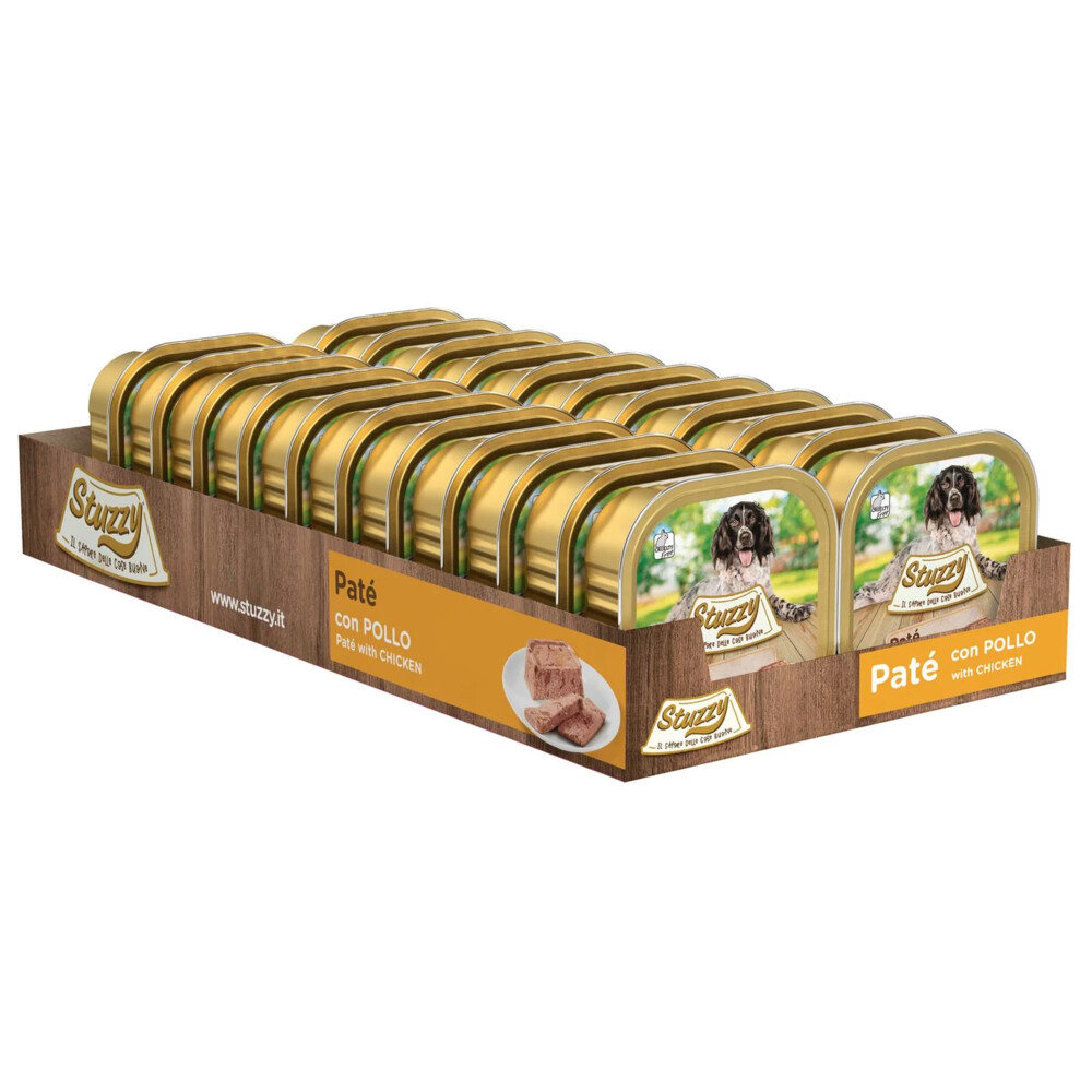 22x Stuzzy Hondenvoer Paté Kip150 gr