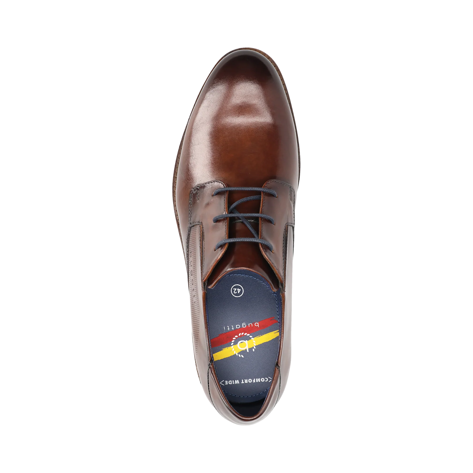 Leder Business Schnürer braun