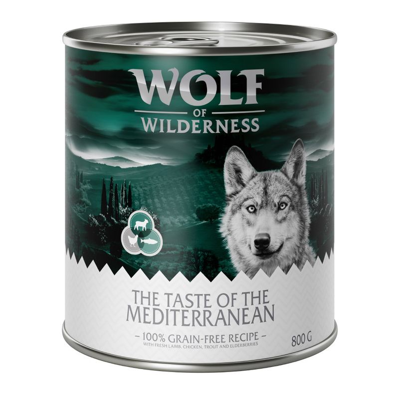 Lot Wolf of Wilderness Adulte - Single Protein 24 x 800 g